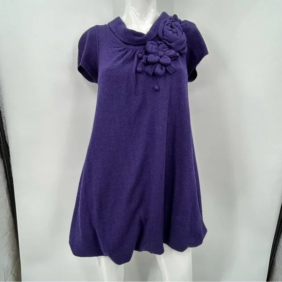 *** Moth Sweater Dress Purple *** M - Picture 1 of 6